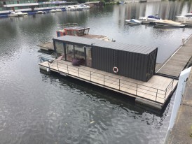 container houseboat